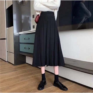 Chân váy xếp ly dài