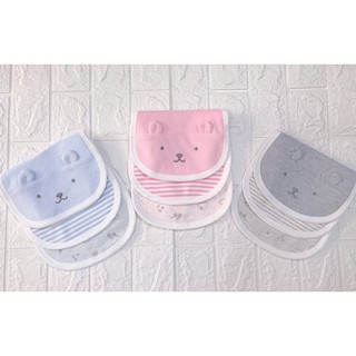 Yếm Tròn Momcare Set 3 Yếm Họa Tiết Gấu Cao Cấp Cho Bé Momy20 Shop