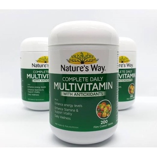 Vitamin tổng hợp - Vitamin Nature’s Way Complete Daily Multivitamin Úc 200v