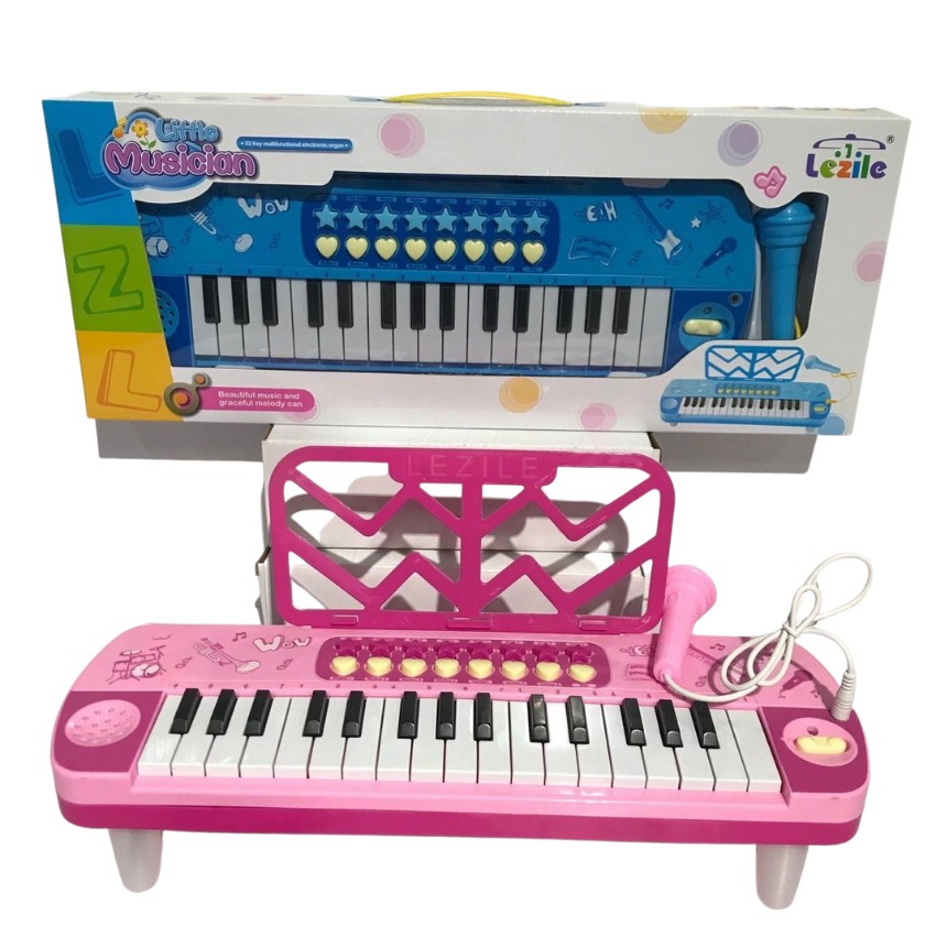 Đồ Chơi Đàn Organ Có Mic KINPOW Cho Bé Tập Làm Nhạc Sĩ, Phát Nhạc Nhiều Giai Điệu Dễ Thương