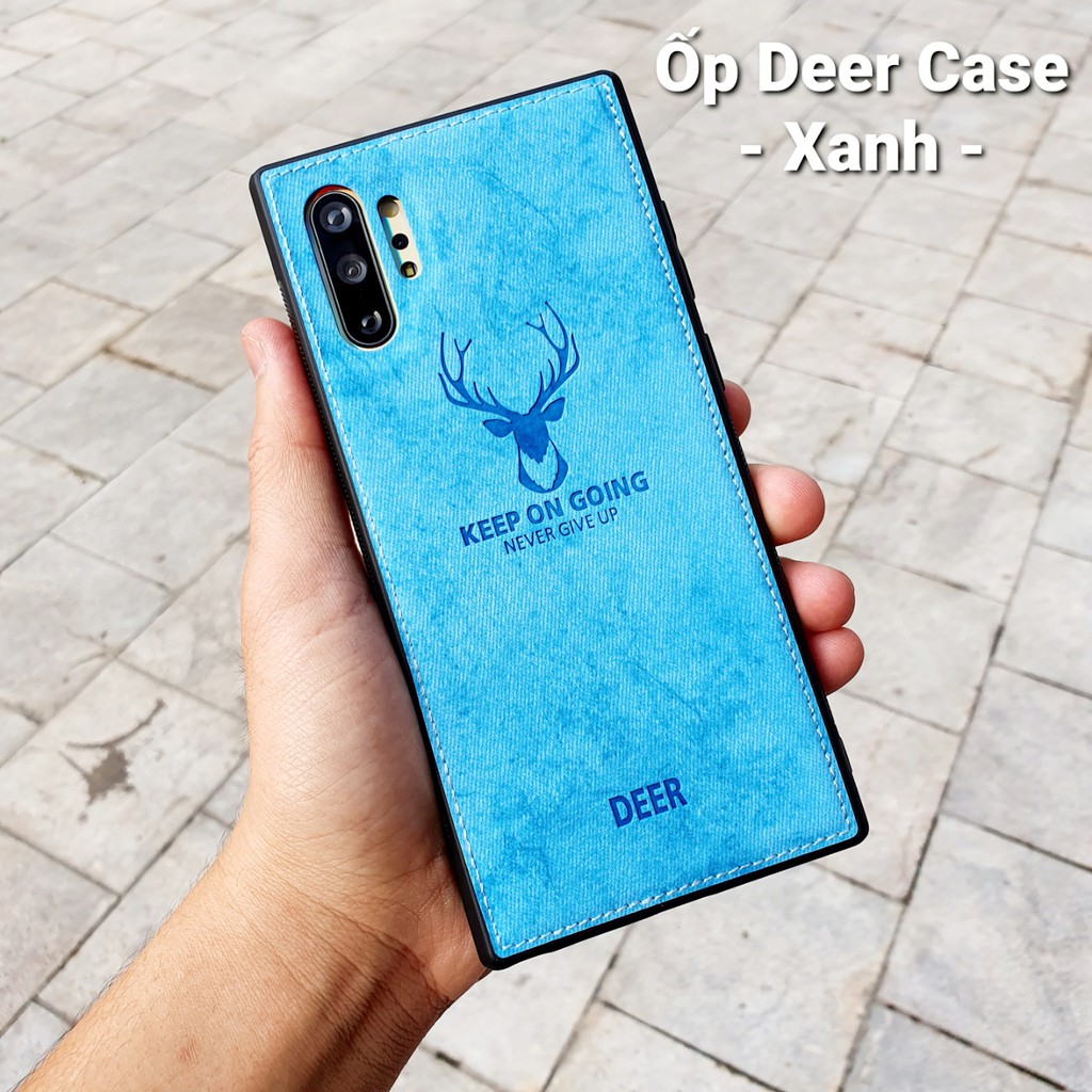 [RẺ VÔ ĐỊCH] Ốp Samsung Note 8, Note 9, Note 10 plus vải jean đầu Hươu rẻ đẹp nam tính | BigBuy360 - bigbuy360.vn