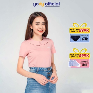 Áo Polo Yody Cotton mắt chim cổ sen Thun ngắn tay APN3688