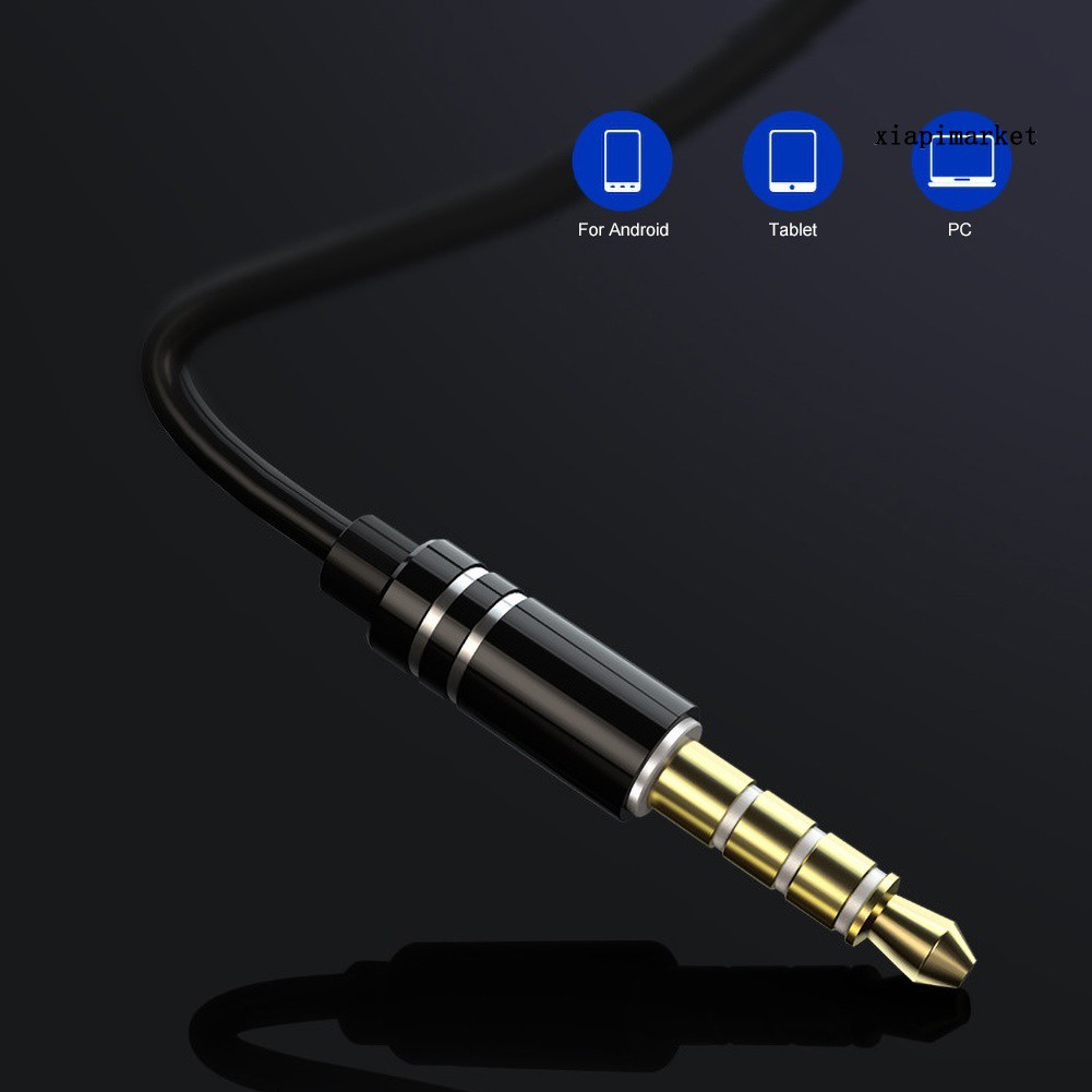 Tai Nghe Nhét Tai Bass Hifi Có Dây 3.5mm Kèm Mic