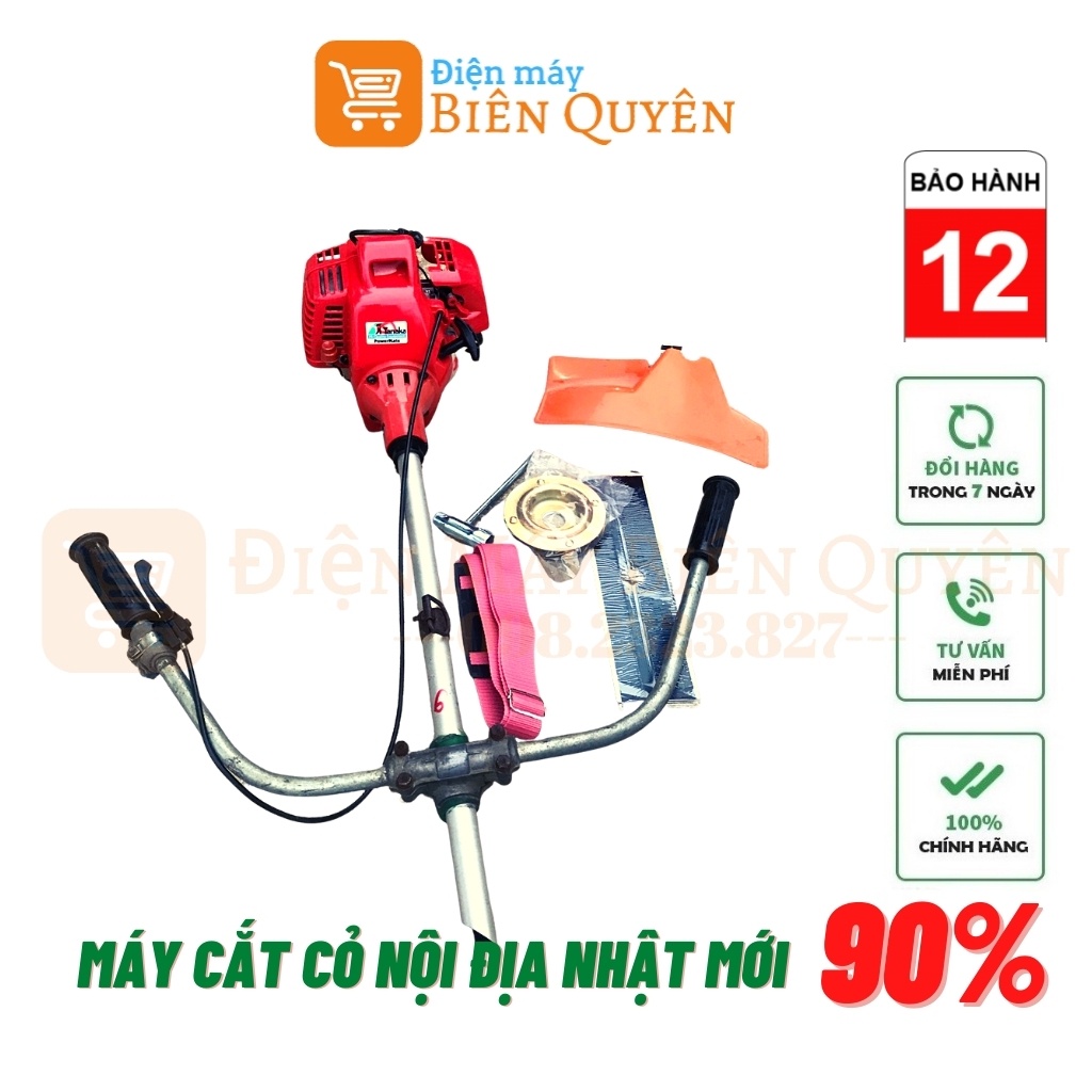 Máy Cắt Cỏ Nhật Bãi TANAKA Mới 90% Máy Cắt Cỏ nội Địa Nhật Zin 100% Đầy Đủ Phụ Kiện (Bảo Hành 12 Tháng)