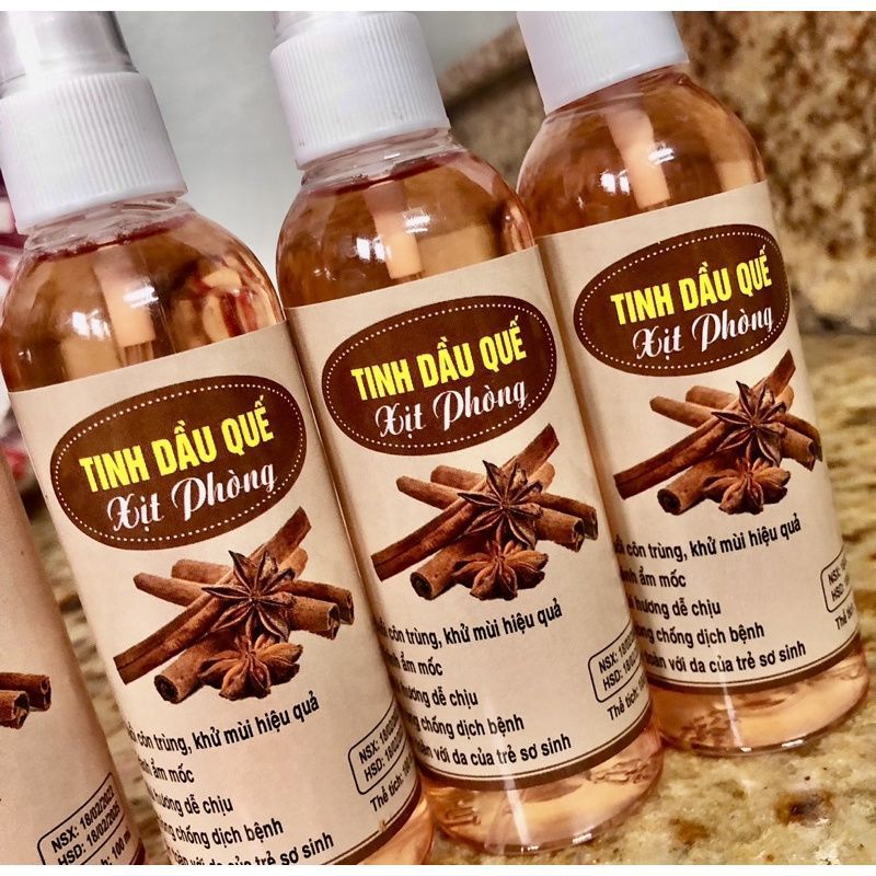 Chai xịt thơm phòng hương quế.  100ml