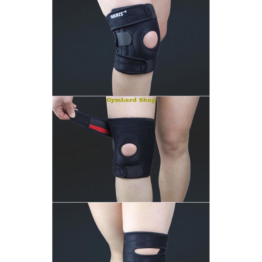 Bó Gối Aolikes Knee Wraps A-7618 đệm dày hở mu đầu gối