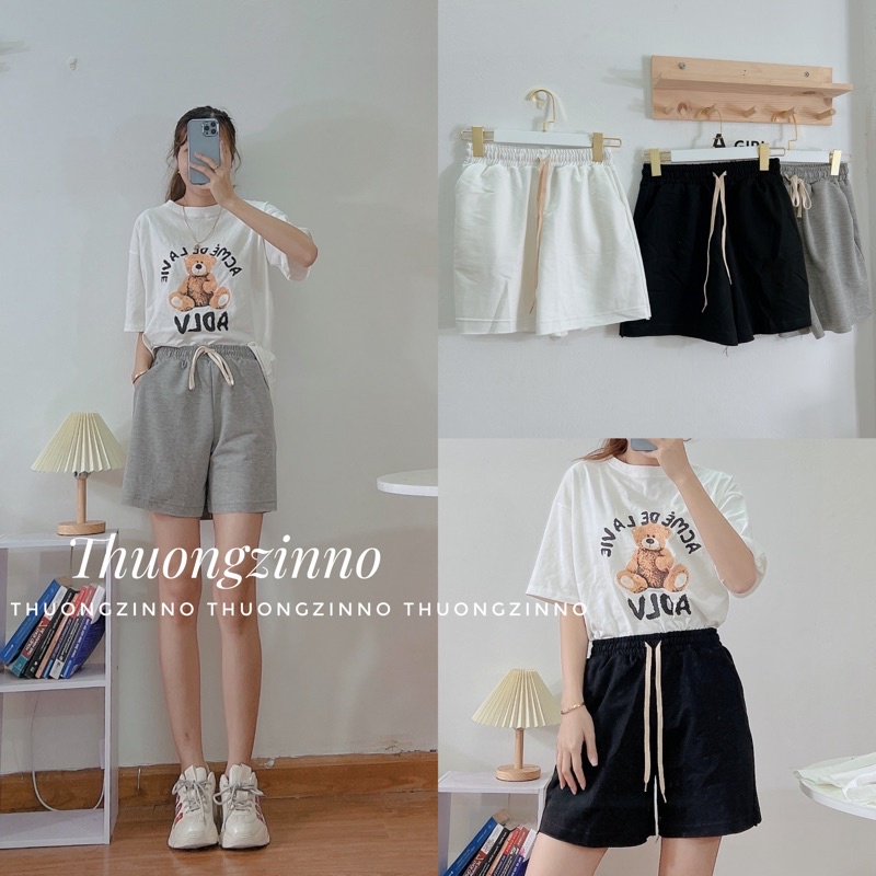 [Ảnh/Video] Quần short nữ da cá hàn quốc chất siêu đẹp Quần đùi chất mịn đẹp