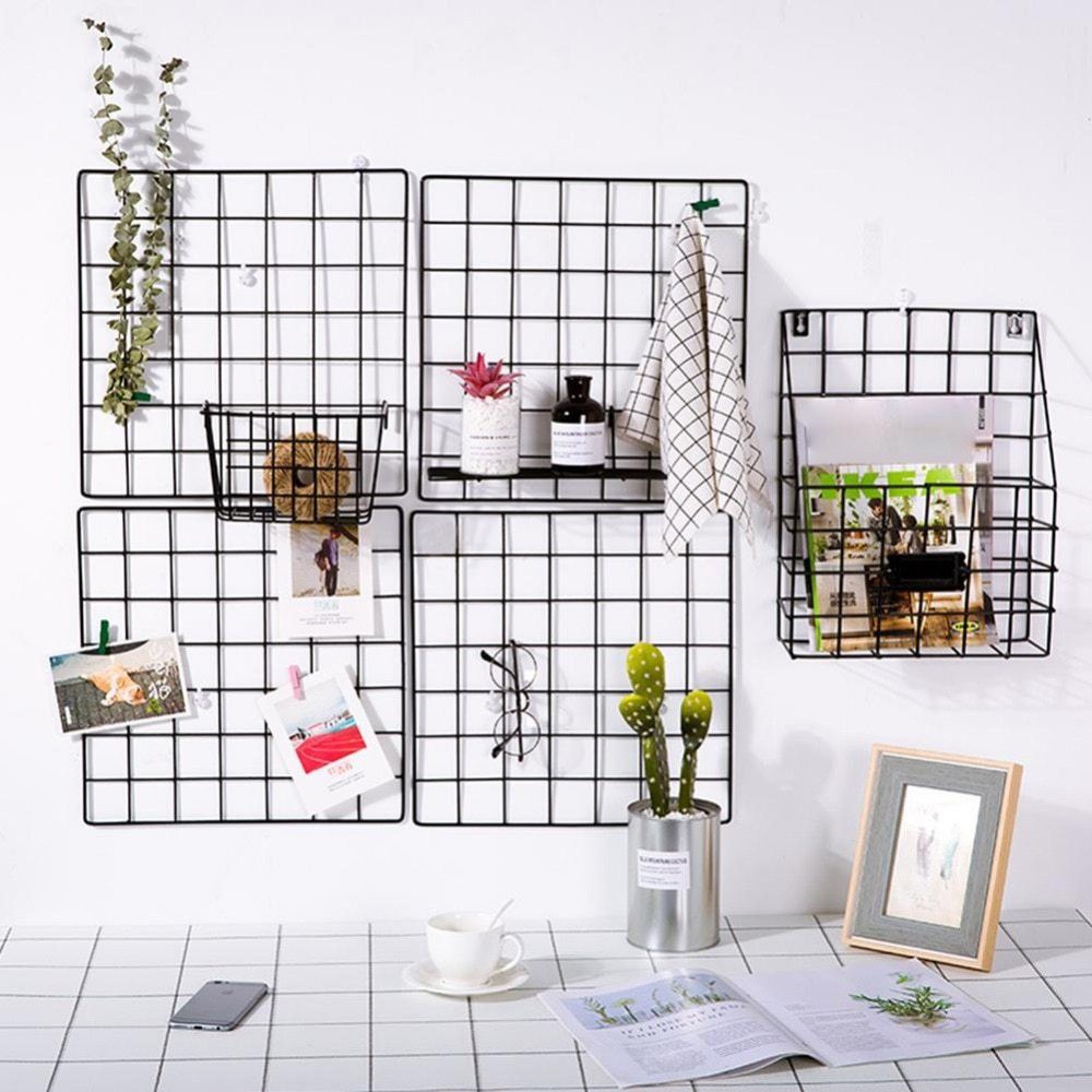 Khung Lưới Trang Trí Phòng Ngủ, Góc Học Tập, Quán Cafe, Treo Ảnh Nghệ Thuật, Kích Thước 35*35 Cm, 35*45 Cm