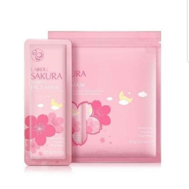 Mặt nạ ngủ Sakura Laikou ⚜️FREESHIP⚜️ 1 gói 15 miếng