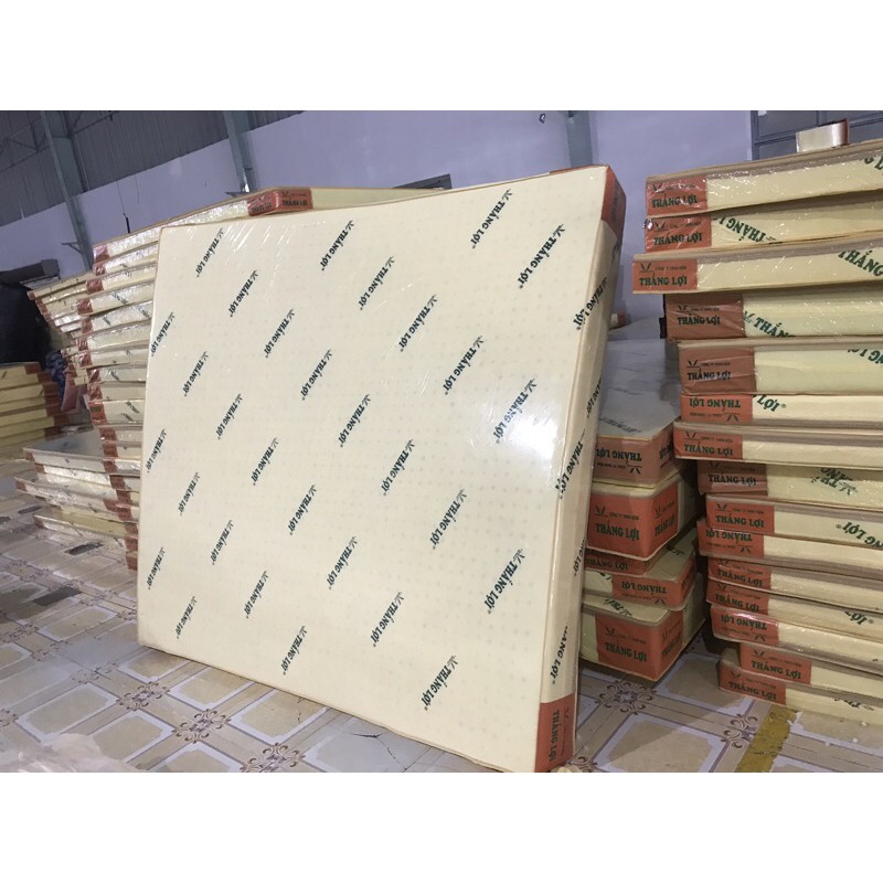 (chính hãng đủ size) Nệm cao su non THẮNG LỢI chính hãng, free ship (BH 15 năm)