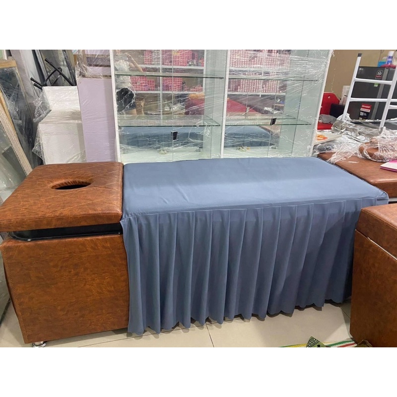 Ga giường gội đầu vải thun mè đẹp | BigBuy360 - bigbuy360.vn
