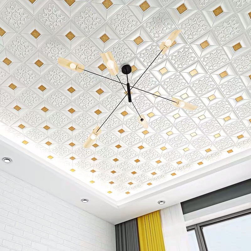 Xốp dán tường kèm sẵn keo kt 70x70x0,3cm | BigBuy360 - bigbuy360.vn