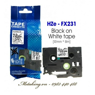 Nhãn in hze-fx231 - tương thích nhãn brother tze-fx231