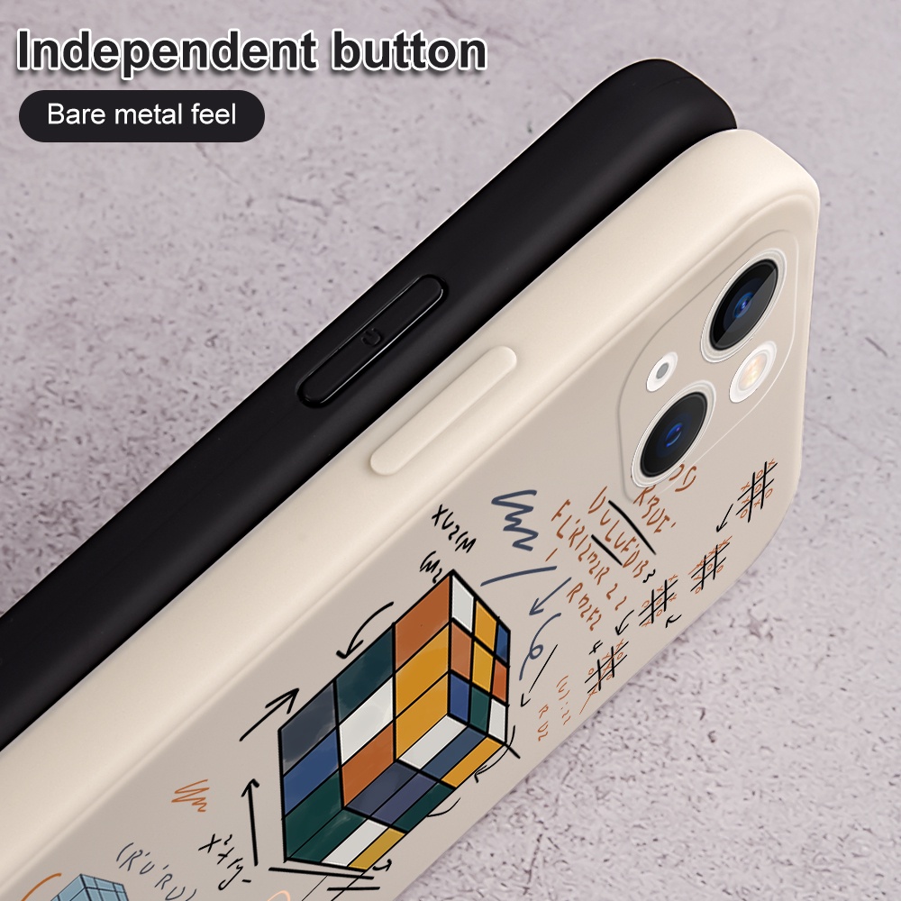 Ốp Điện Thoại Cho iPhone 11 11 Pro Max iPhone 6 Plus 6S Plus X Xs Max iPhone 7 8 Plus SE 2022 2020 #Khối Lập Phương Công Thức Kỹ Thuật Số H228