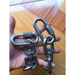 móc xích inox - móc khóa vặn