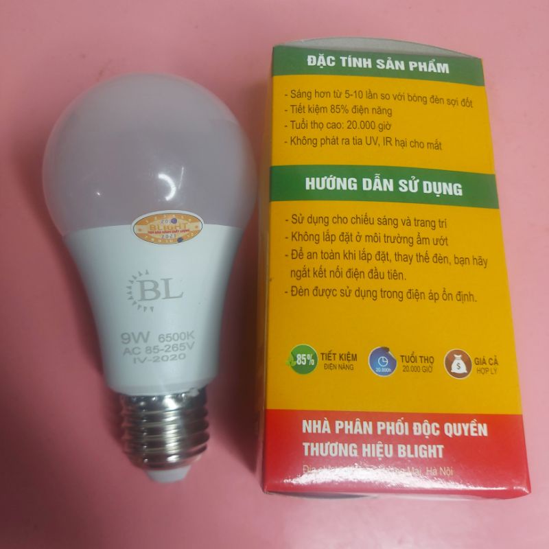 Bóng đèn led 3W 5W 7W 9W 10W 12W 15W 20W 30W 40W 50W 60W siêu sáng siêu bền siêu tiết kiệm 85% điện năng tiêu thụ