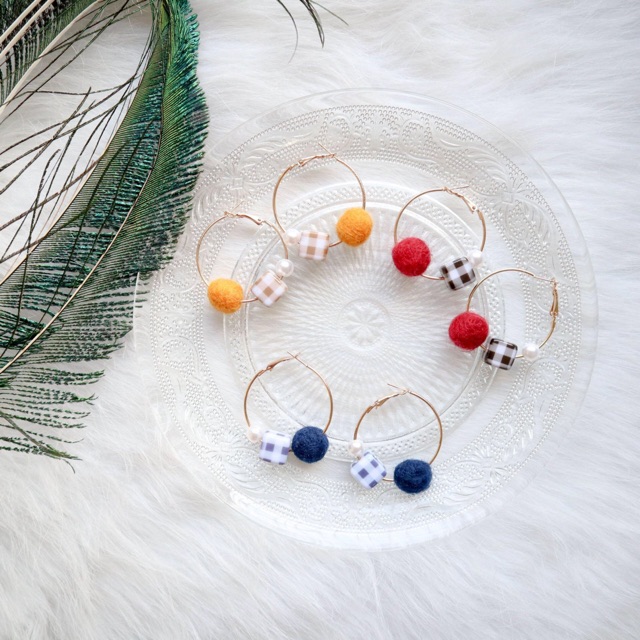 Hoa tai xinh phong cách hàn quốc