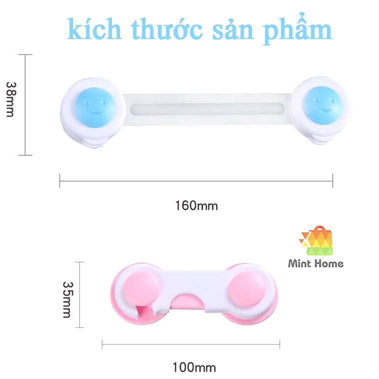 Khóa cửa tủ lạnh mini giá rẻ, khóa gài tủ vải đựng quần áo, tủ nhựa, tủ giày gỗ thông minh, ngăn kéo, lò vi sóng