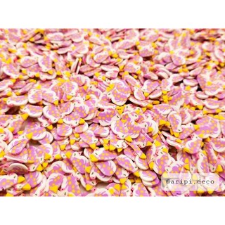 Miếng trang trí unicorn ngựa 1 sừng G32/ Cốm đất sét / Nguyên liệu slime resin trang trí