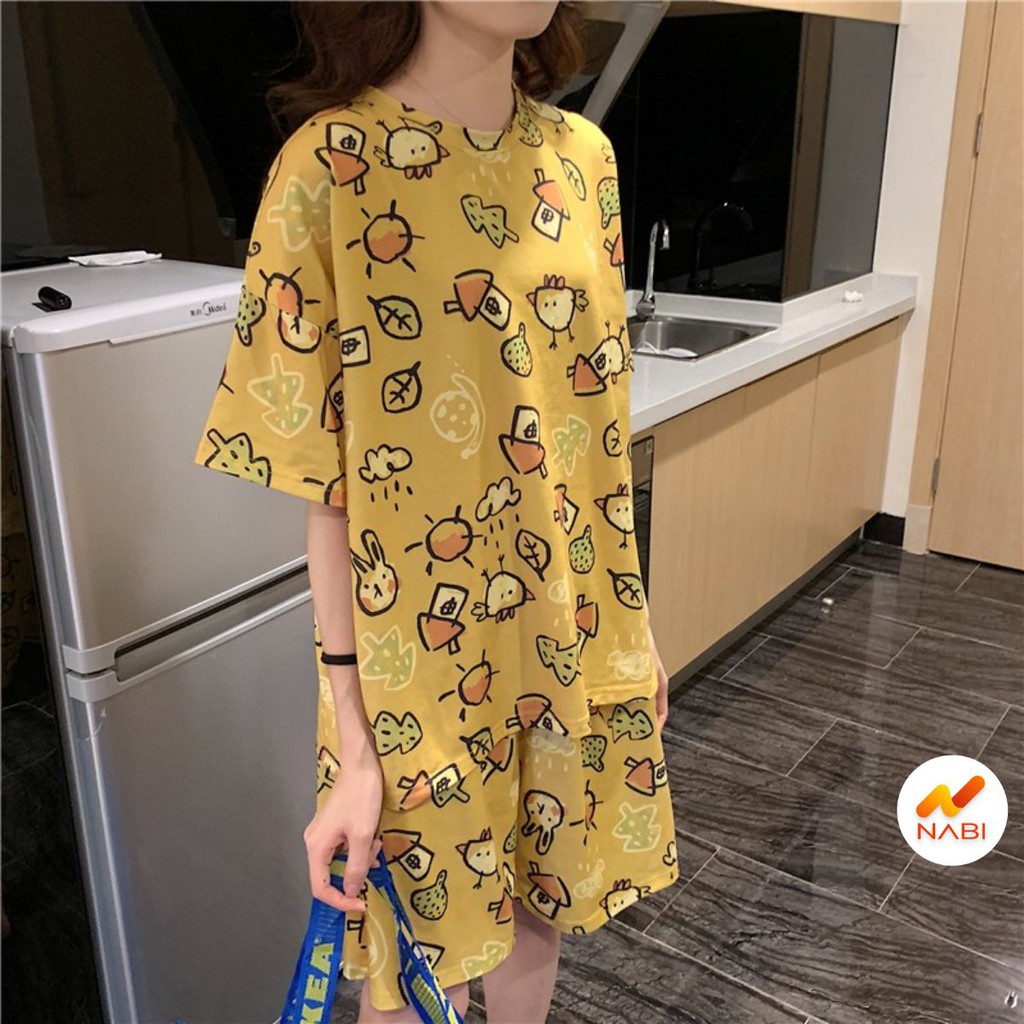 Bộ Ngủ Đẹp  FRESHIP Đồ Bộ Ngủ Nữ Đẹp Mặc Nhà Chất Cotton Co Giãn Thoải Mái - Hàng Loại 1 AN02
