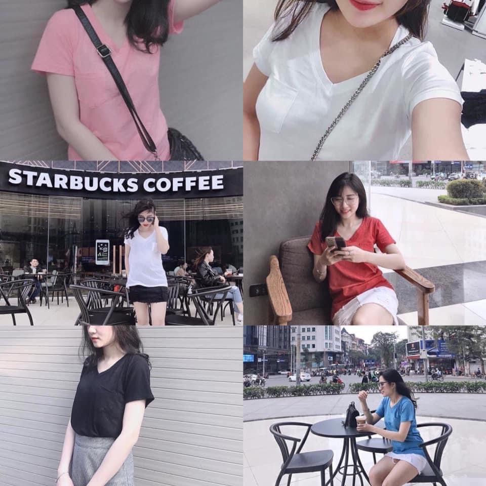 ÁO PHÔNG TIÊU TÚI NGỰC CỔ TIM NỮ SIÊU HOT BSK