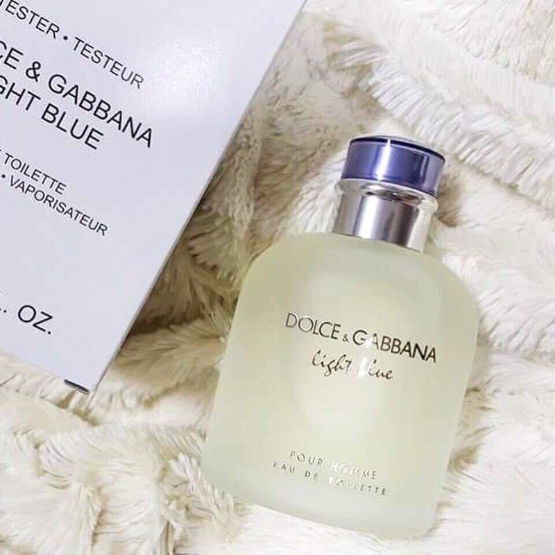 (Tester) Nước hoa nam D&G Dolce and Gabbana Light Blue pour homme 125ML EDT