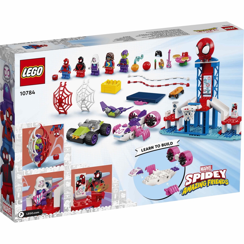 Đồ chơi lắp ráp mô hình LEGO Spider-Man Webquarters Hangout - Căn cứ bí mật của người nhận 10784