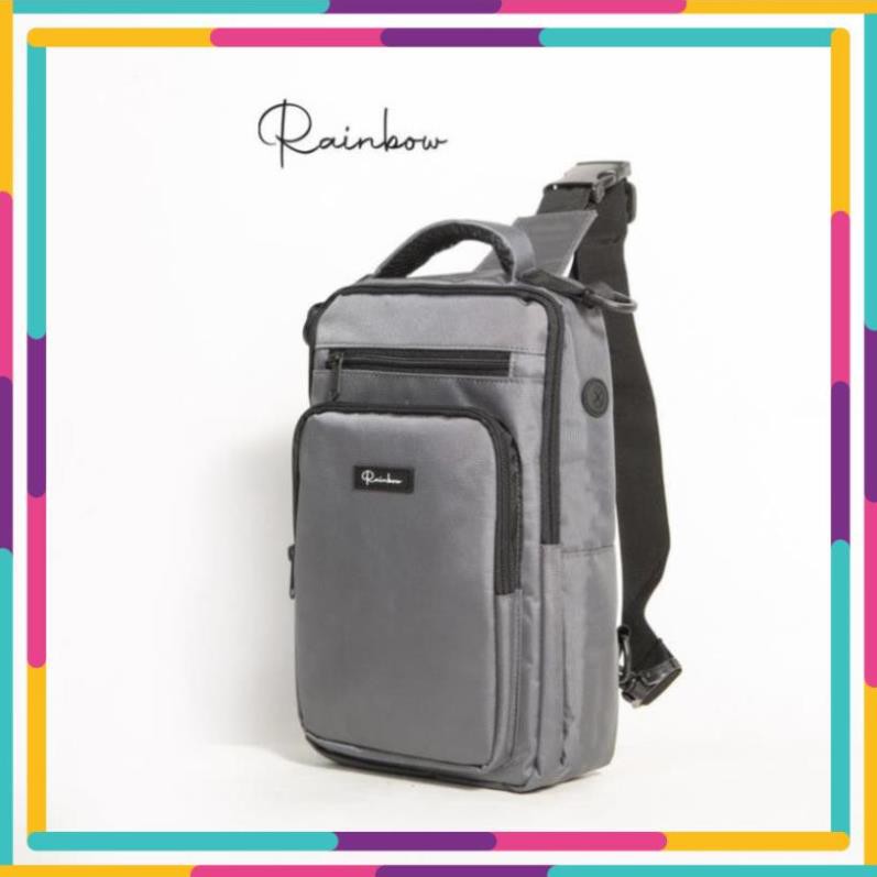 Túi đeo chéo nam đa năng 3in1 Rainbow BG007 chất liệu Canvas chống nước, nhiều ngăn tiện lợi