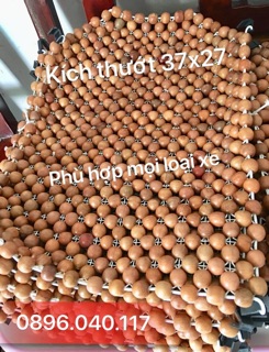 ĐỆM HẠT GỖ LÓT YÊN XE MÁY ( xe số và tay ga)