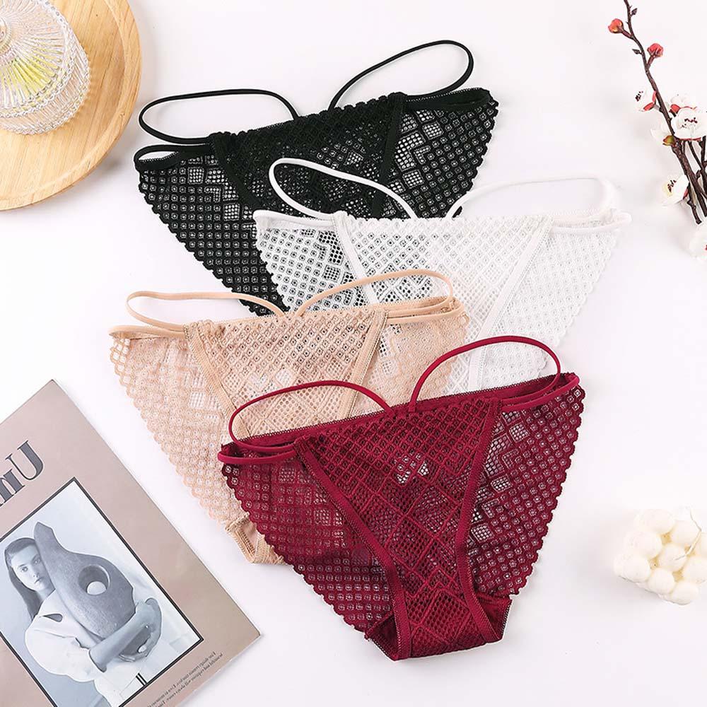 Quần Lót Nữ Lưng Vừa Màu Sắc Đơn Giản Phong Cách Âu Mỹ