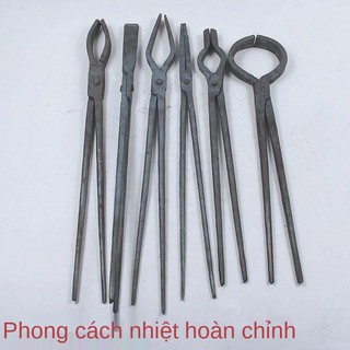 ▼☏Kìm hàn, Kìm sắt, Dụng cụ rèn, Rèn thỏi nhôm, Kẹp chữ T, Kìm đóng đinh bằng tay thợ rèn, Kẹp rèn