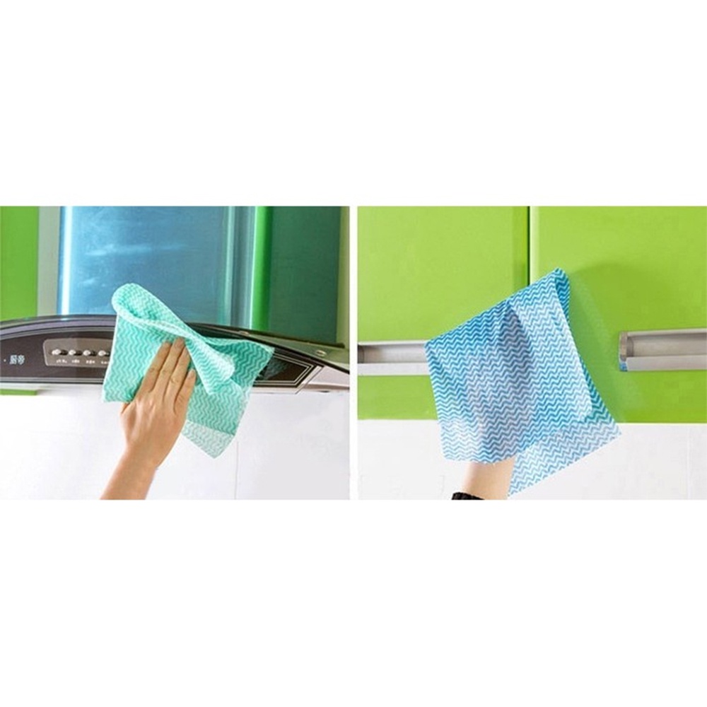 [Tổng Kho Sỉ] Cuộn 50 CHIẾC KHĂN Lau Vải Không Dệt Đa Năng Smart Home Loại Dày NHIỀU MÀU - Có Thể Giặt Lại