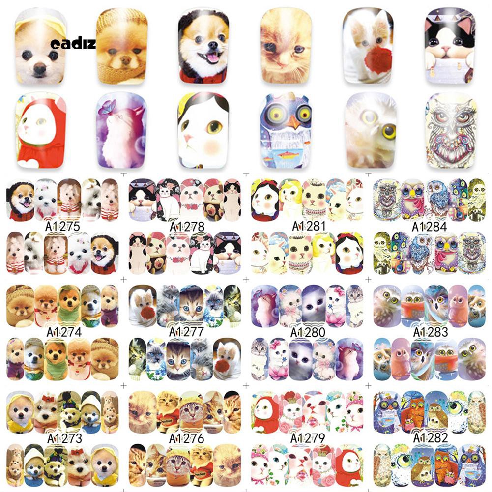 [Hàng mới về] Miếng dán trang trí móng tay nghệ thuật xinh xắn