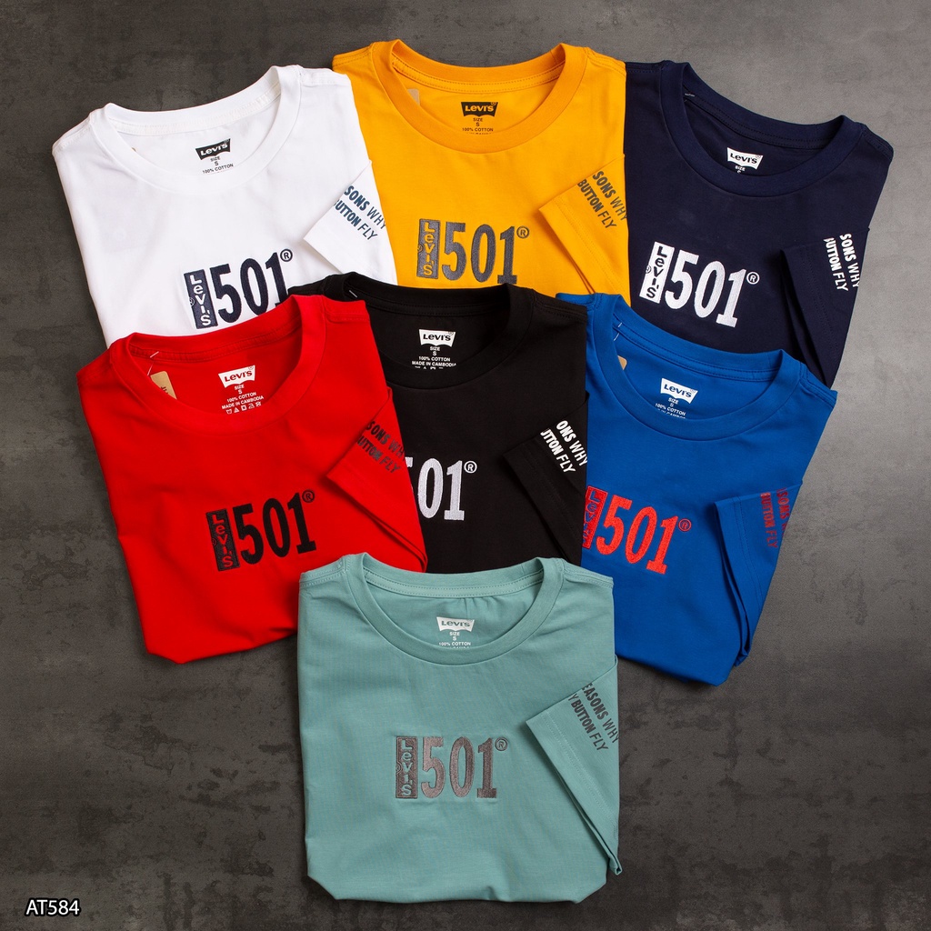 Áo thun 100% Cotton 4 chiều Levi.s AT584 - áo thun nam VNXK