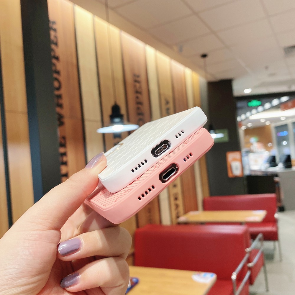 Ốp Làm Vườn hồng, cam dành cho iPhone 11 promax/ 12/ 12 pro/ 12 Promax