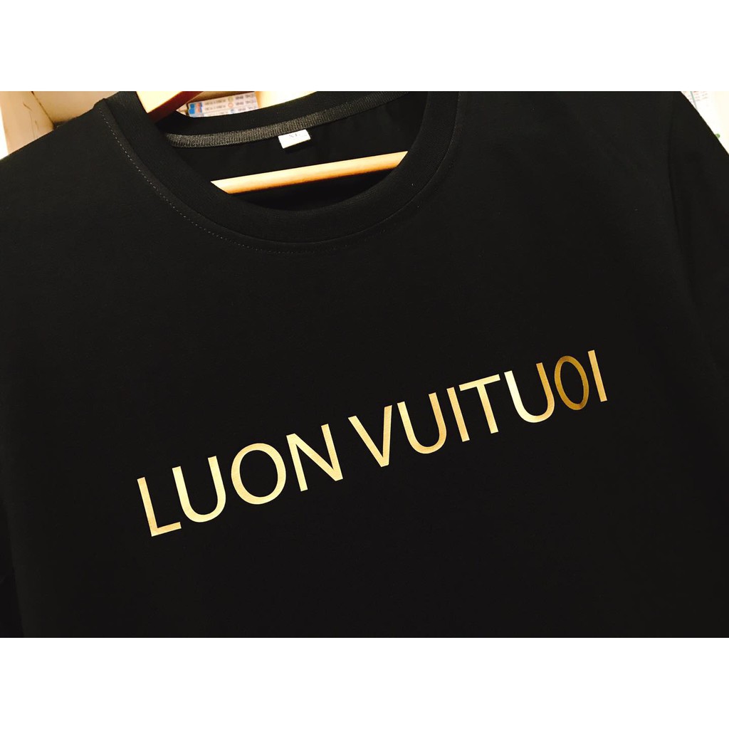 Áo phông Funny Logo:  Luonvuituoi  100% Cotton cho Nam/ Nữ by The Runaway