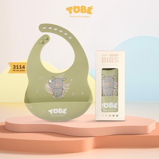 Yếm ăn dặm Eco Silicone TOBÉ (Manchababy)