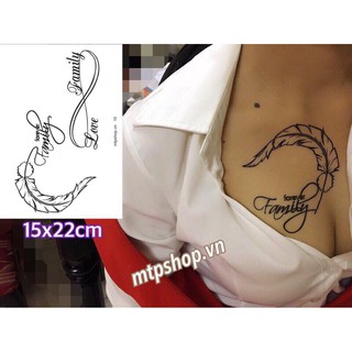 hình xăm dán family mẫu số 10