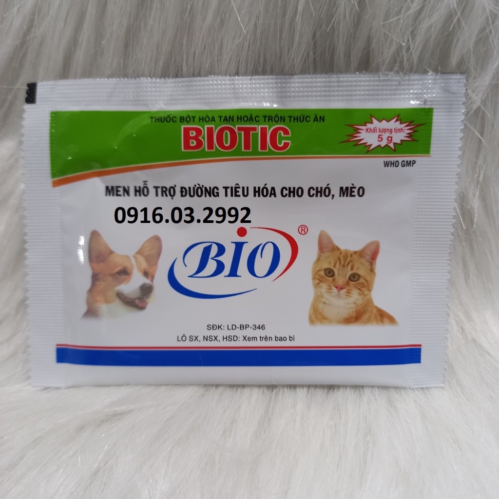 Men tiêu hóa cho chó mèo Biotic