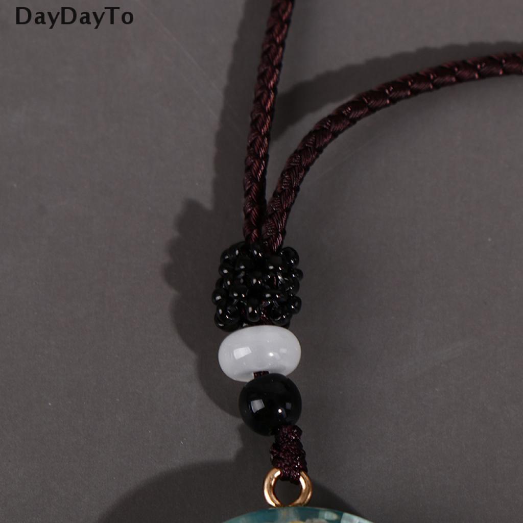 DayDayTo 1Pc Orgonite Energy Pendant Orgone Amazonite Necklace Horus Eye All-Seeing Eyes VN