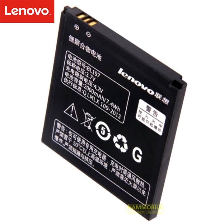 Pin LENOVO A800, A820, A820T, A720, A798T, S899, S899T, S870E, S720I, S868T, S889T BL197 2000mAh Zin + FreeShip