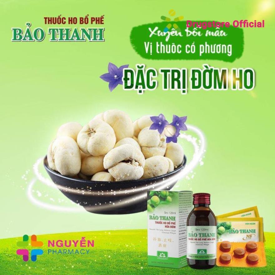 Siro Ho Bổ Phế BẢO THANH - Hoá Đờm Hiệu Quả 125Ml