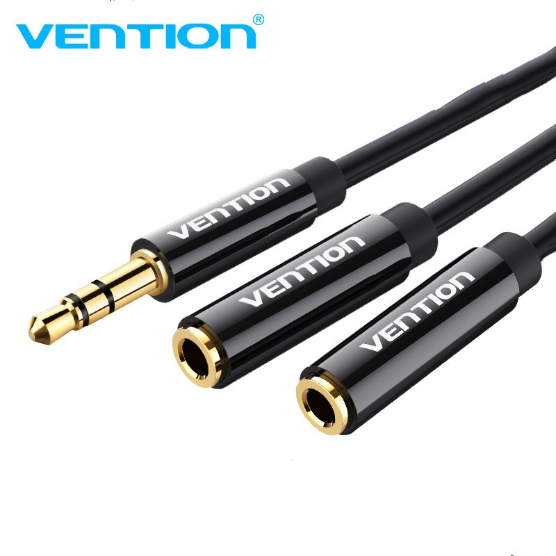 Dây cáp âm thanh AUX Vention kiểu chữ Y Jack 3.5mm cho táo PC