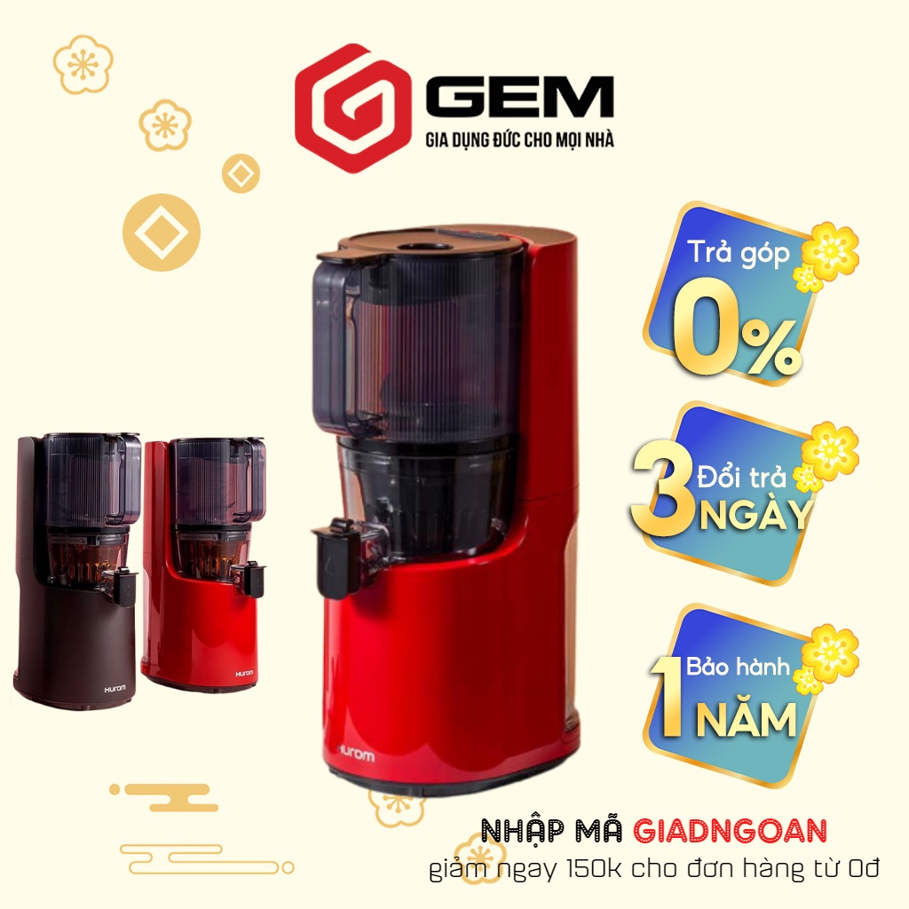 Máy ép chậm Hurom Easy H200 Hàng Hàn Quốc Top1 máy ép chậm