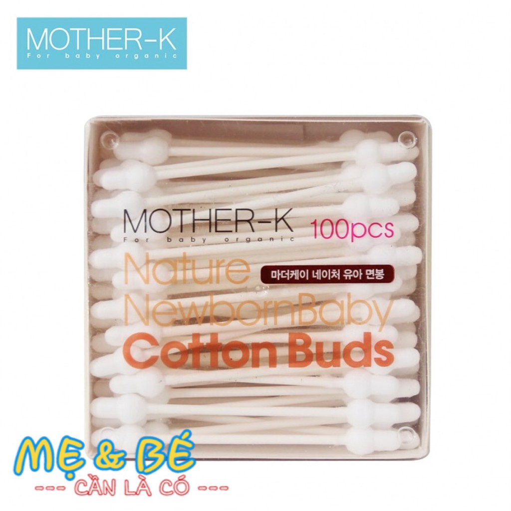 TĂM BÔNG SƠ SINH MOTHER-K HÀN QUỐC (100C)