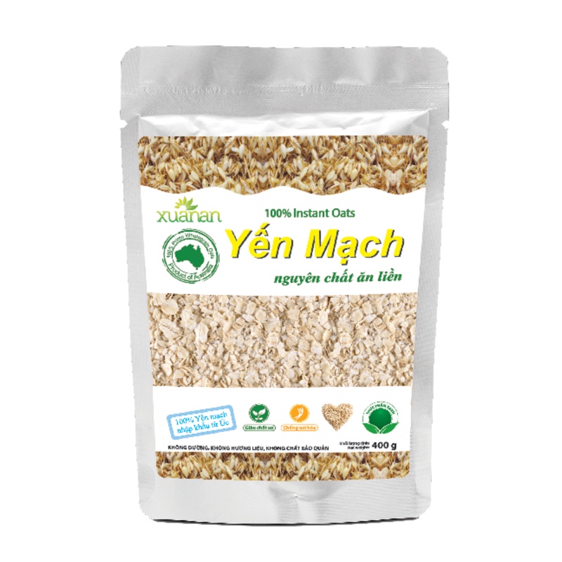 Yến Mạch Úc Túi 400g Xuân An tặng kèm gói YM 180g