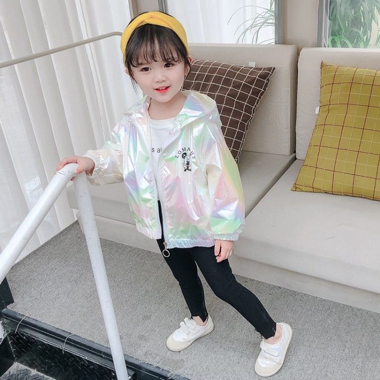 Áo khoác phong cách mùa thu thời trang xinh xắn cho bé gái