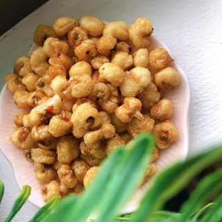 Ngô cay xóc mắm, đồ ăn vặt tuổi thơ [500gr], làm từ ngô nếp bánh tẻ sấy giòn