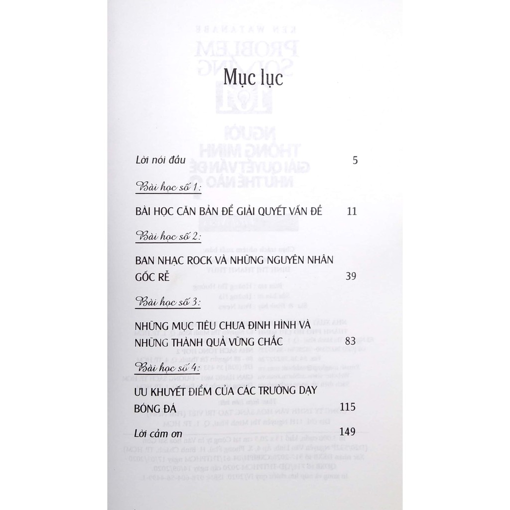 Sách Firstnews - Người Thông Minh Giải Quyết Vấn Đề Như Thế Nào