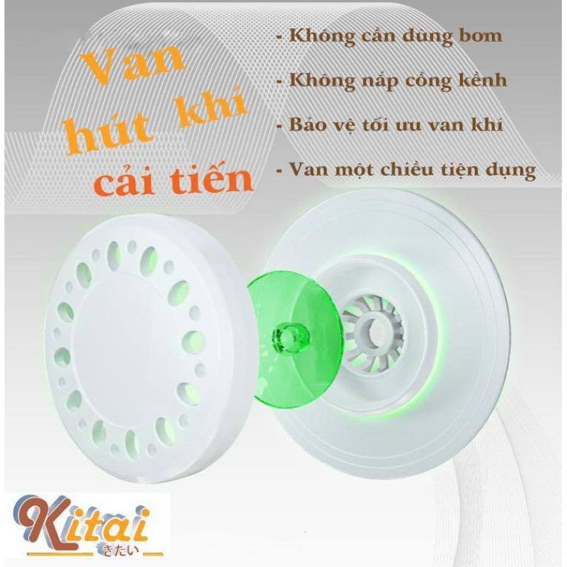 Túi hút chân không Kitai - Nhật Bản, tiện lợi, dùng cất quần áo, chăn màn cho gia đình